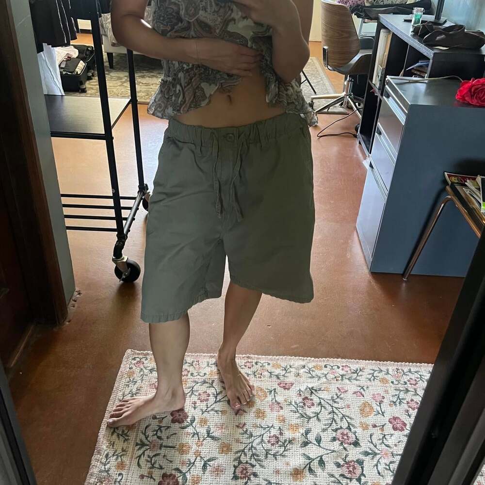H&M Women's Khaki and Green Shorts